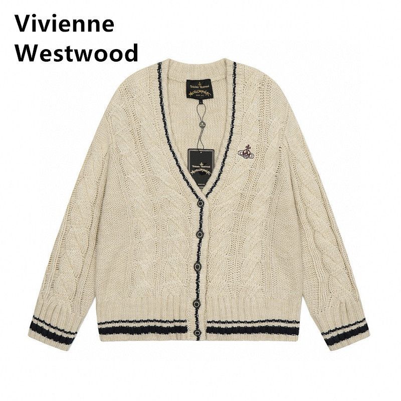 新品、Vivienne Westwood レディース 上着  オーブボタン長袖カーディガン  ニット/セーター SWEATER