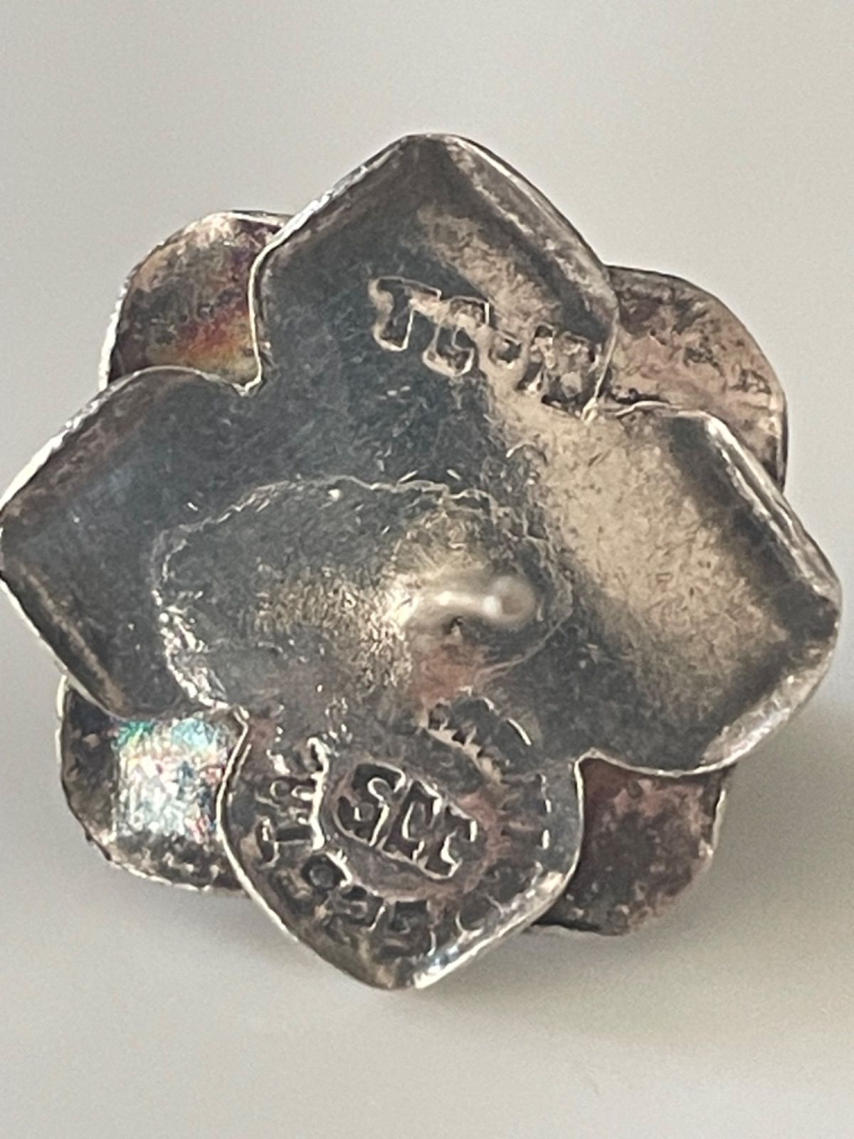 Vintage Mexico 925 rose design ピアス - メルカリ