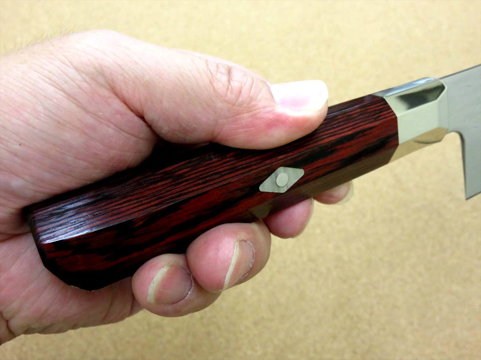 関の刃物 牛刀 24cm (240mm) 三昧 波目 ダマスカス33層 VG-10