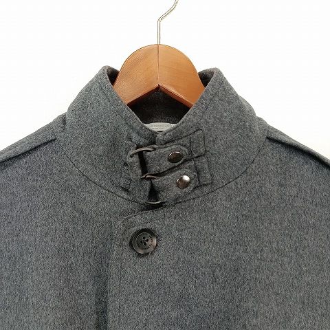 ティノラス MEN'S TENORAS カシミヤ混 ウール コート L グレー