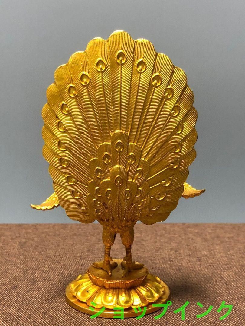 孔雀明王仏像 工芸品 美術品 置物 孔雀明王仏像 工芸品 美術品 置物 - メルカリ