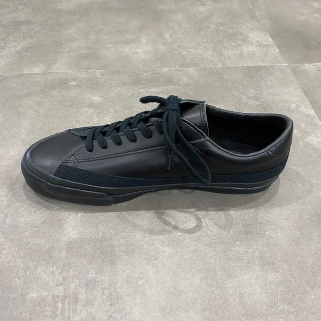 ASAHI アサヒ BELTED LOW LEATHER ASAHI 036 black アサヒデッキ