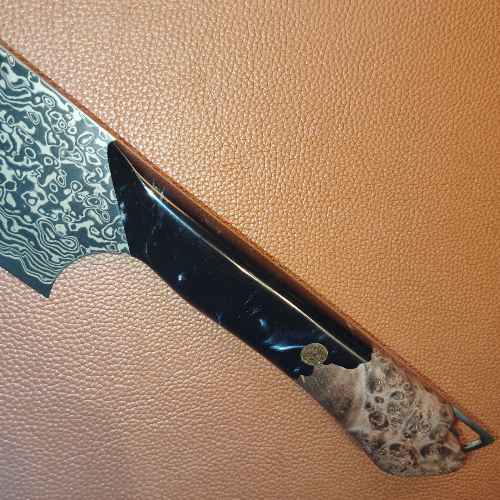 新作】プレゼント付き 67層 ダマスカス鋼 デザイン 牛刀 シェフナイフ