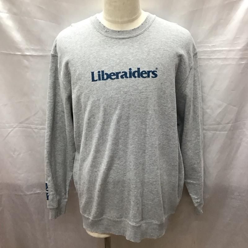 Liberaiders リベレイダース トレーナー 長袖 長袖スウェット 長袖トレーナー リブカットソー 長袖カットソー プリントトレーナー