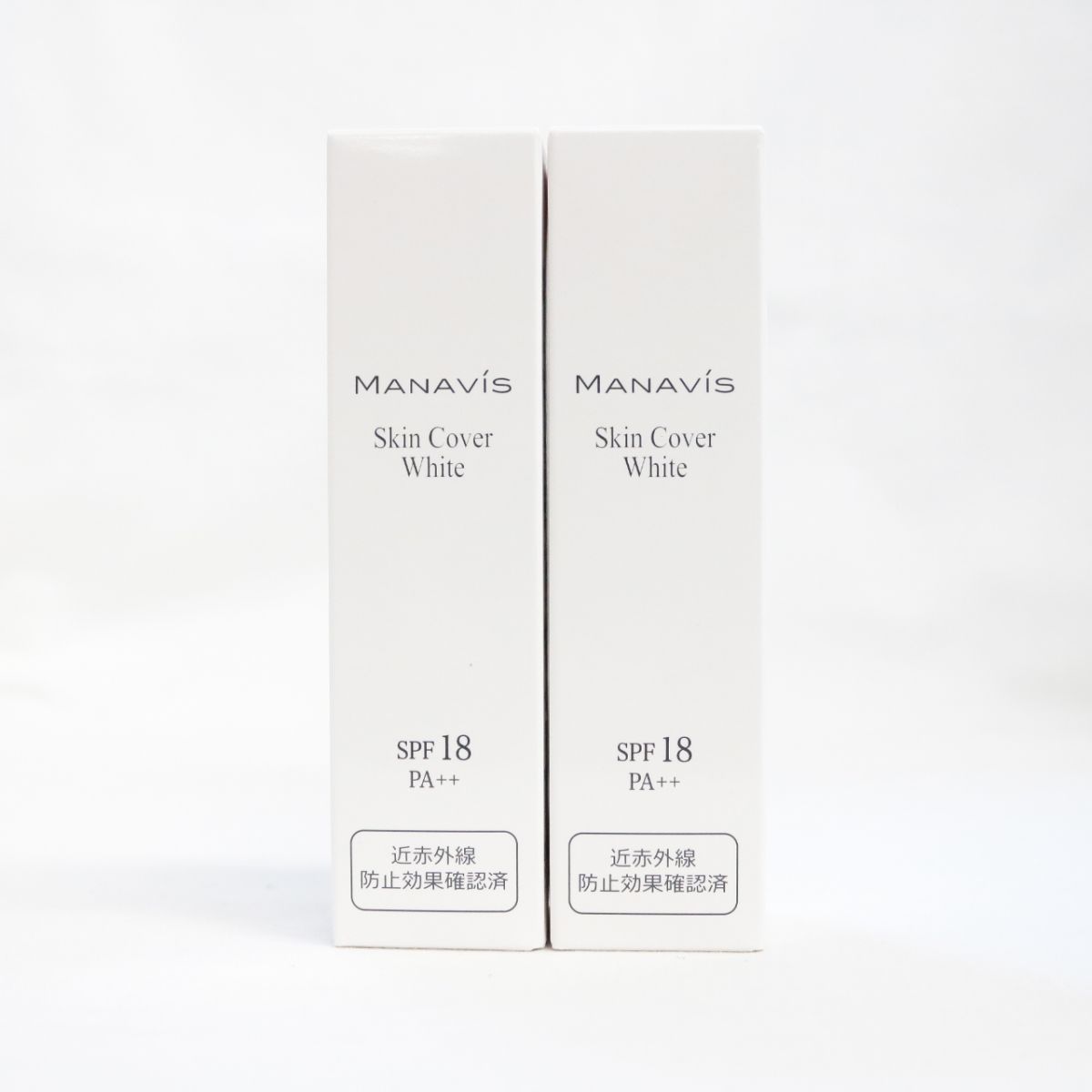 新品2個セット マナビス化粧品 マナビス スキンカバー ホワイト ( 日中用化粧液 ) SPF18 PA++ 30g ( 0314-n1 )