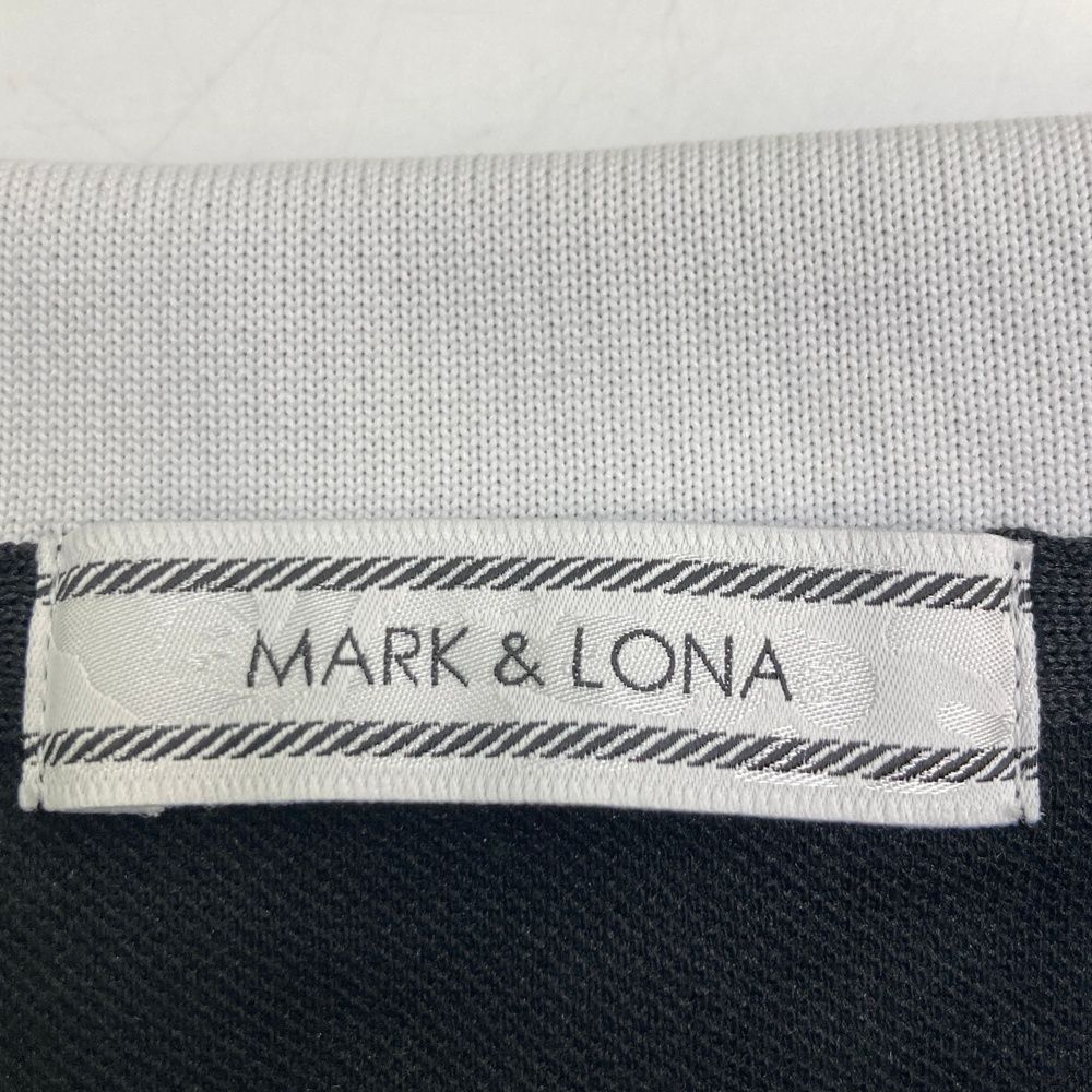 サイズ M MARK-LONA マークアンドロナ ハーフジップ 長袖ポロシャツ ブラック系 240101538078 ゴルフウェア レディース ストスト LLC-HASEGAWATOSO_COM