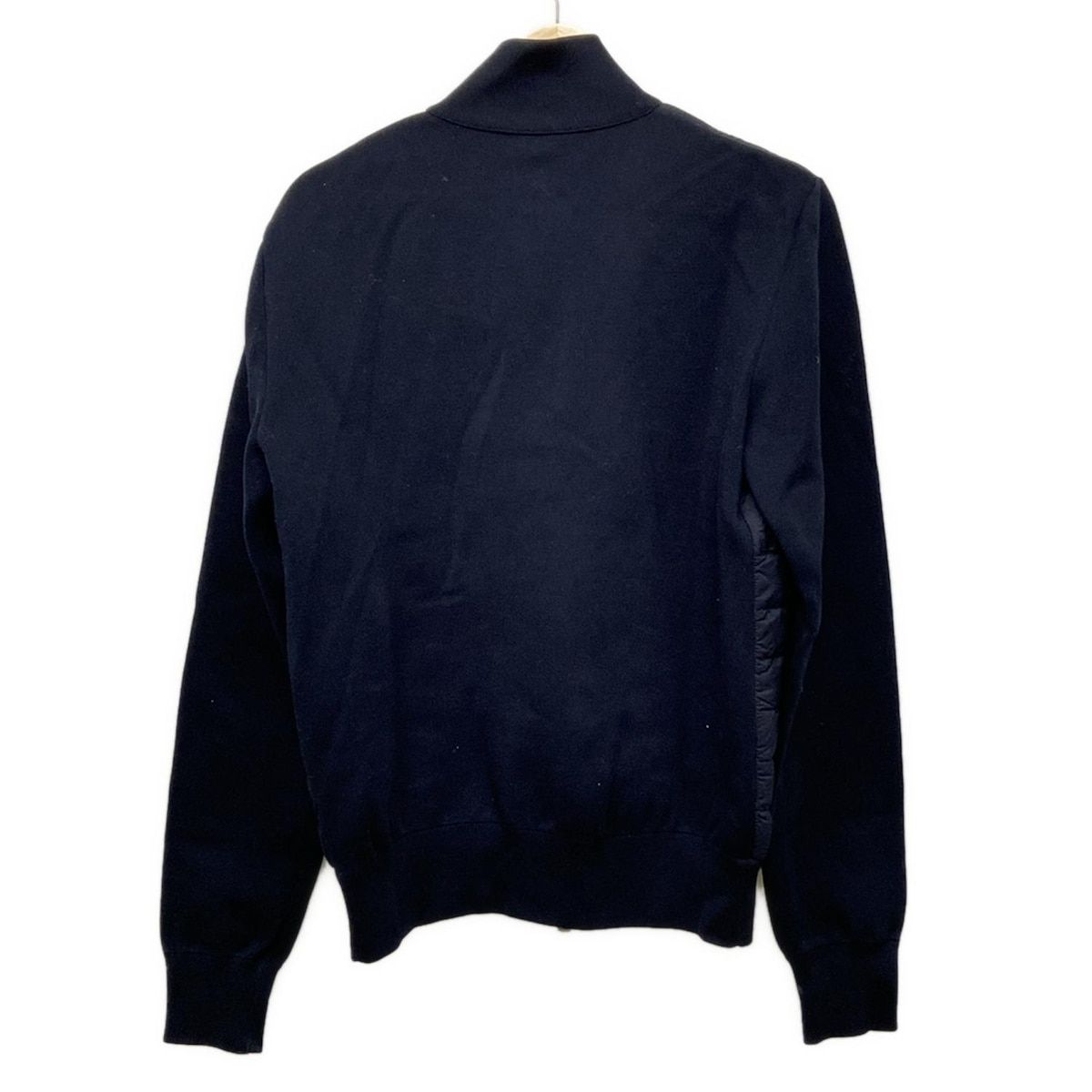 MONCLER モンクレール ダウンジャケット サイズL レディース MAGLIA TRICOT CARDIGAN マグリアトリコカーディガン ダークネイビー