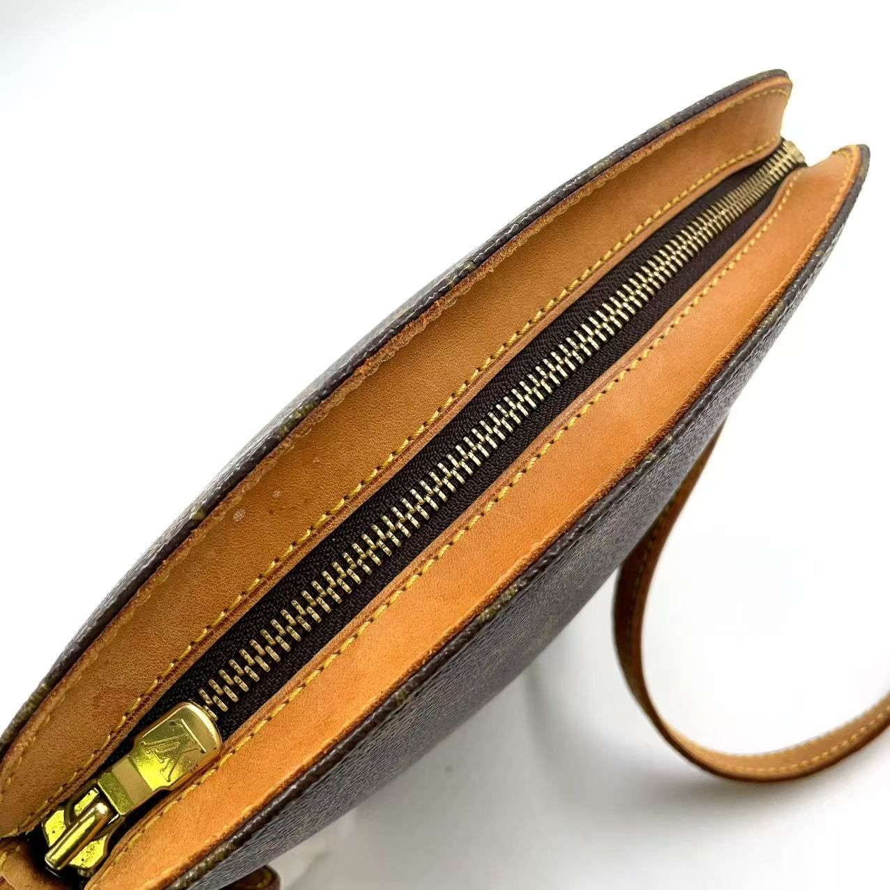 LOUIS VUITTON ドルーオ モノグラム モノグラム レザー×PVC