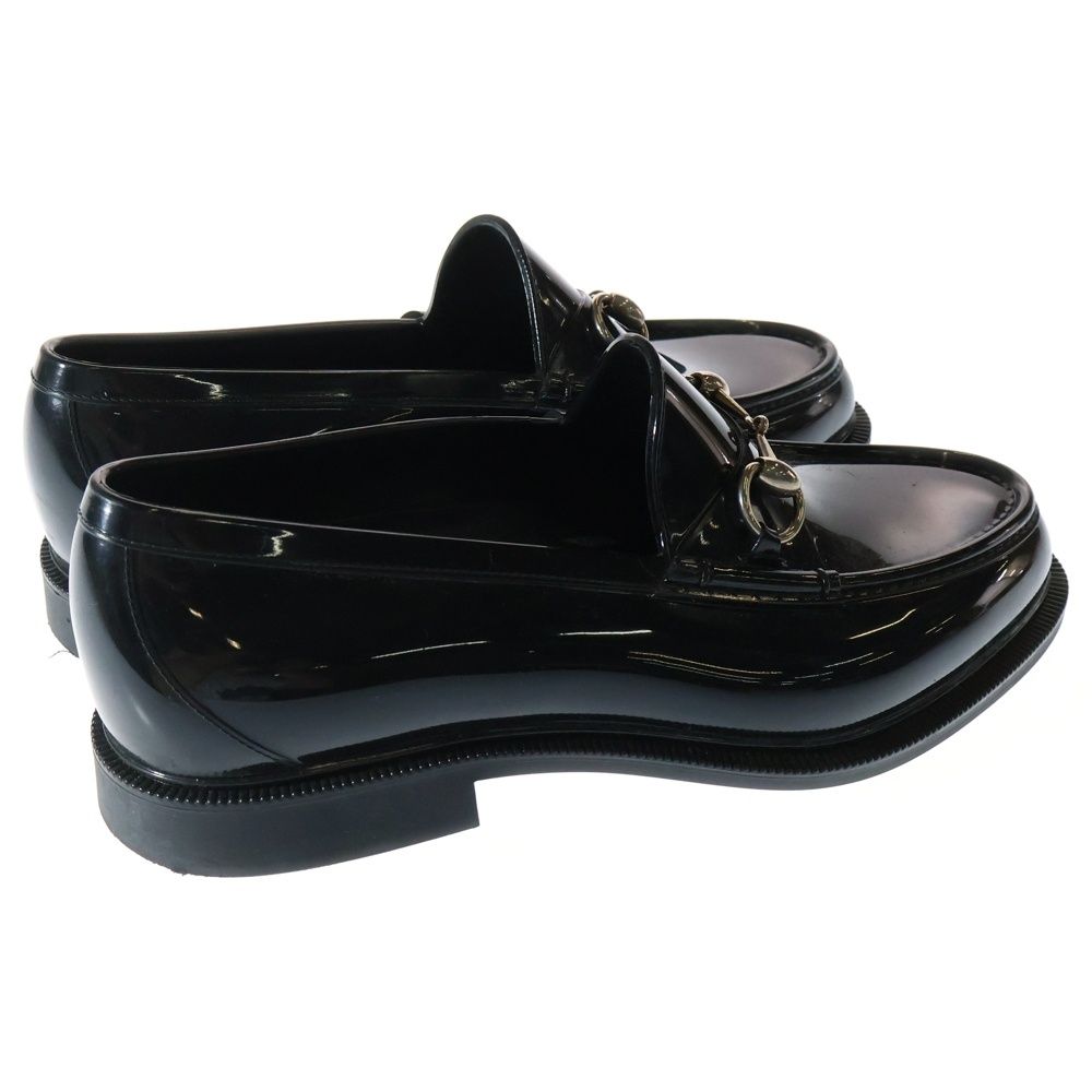 ラバーローファー ブラック