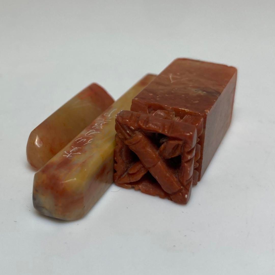 寿山石 田黄等 印材3点 30g 東さ5-1017① - メルカリ