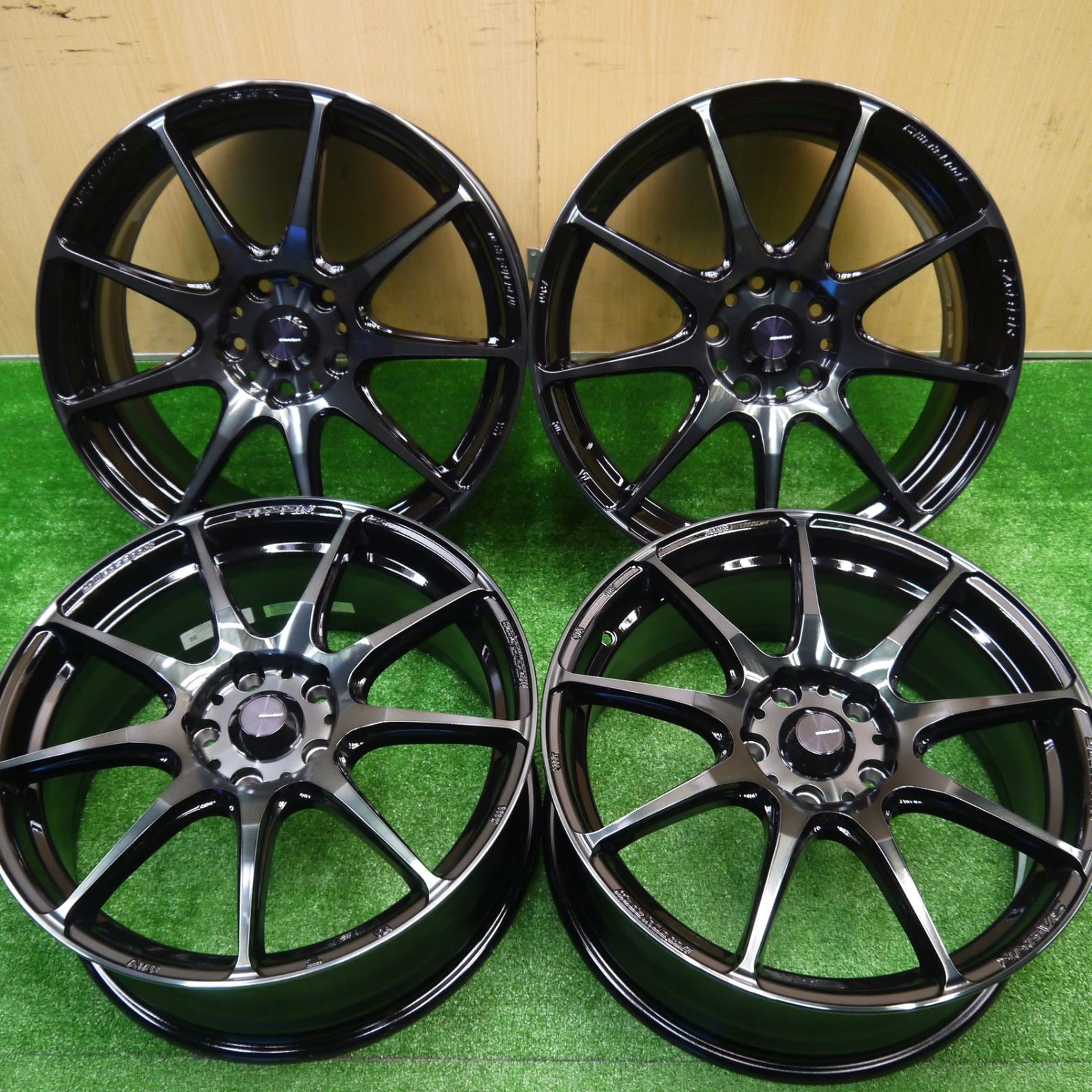 送料無料 ♥ 付属品付き Weds Sport SA-99R 18インチ ホイール 18×7.5J ウェッズスポーツ PCD114.3|5H 5101401Hホ