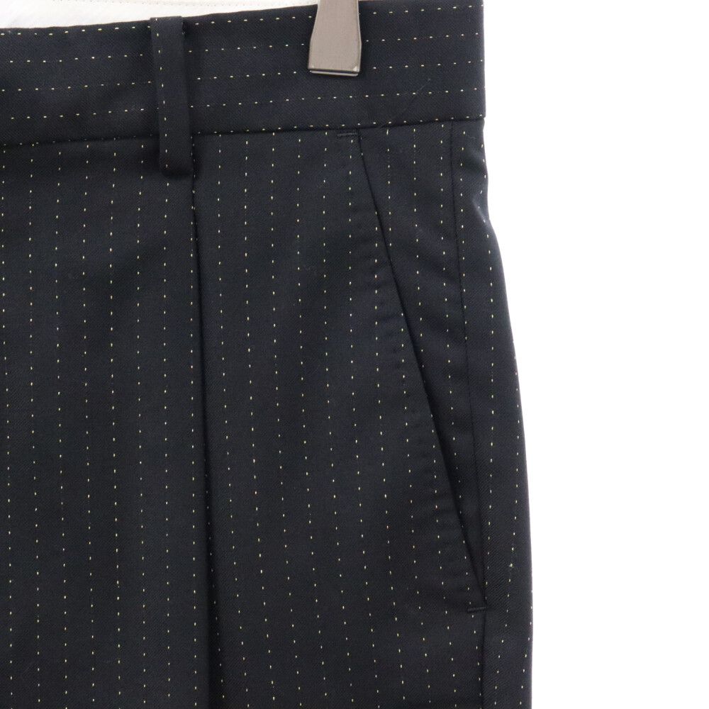 WACKO MARIA (ワコマリア) ×DORMEUIL ラメストライプウールスラックス