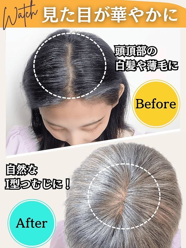 部分ウィッグ