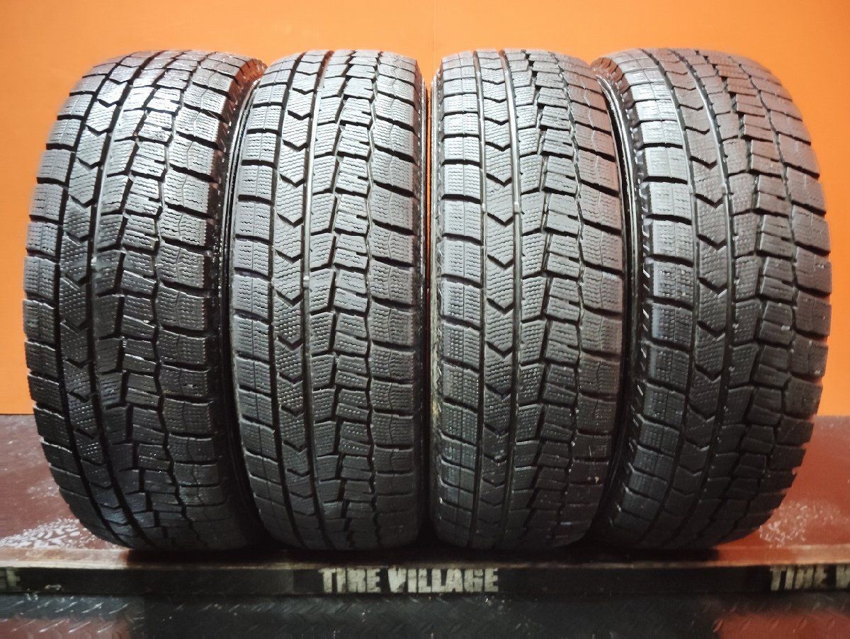DUNLOP WINTER MAXX WM02 185|65R15 15インチ スタッドレス 4本 21年製 バリ溝 ノート フリード イスト アクア等 KTE246