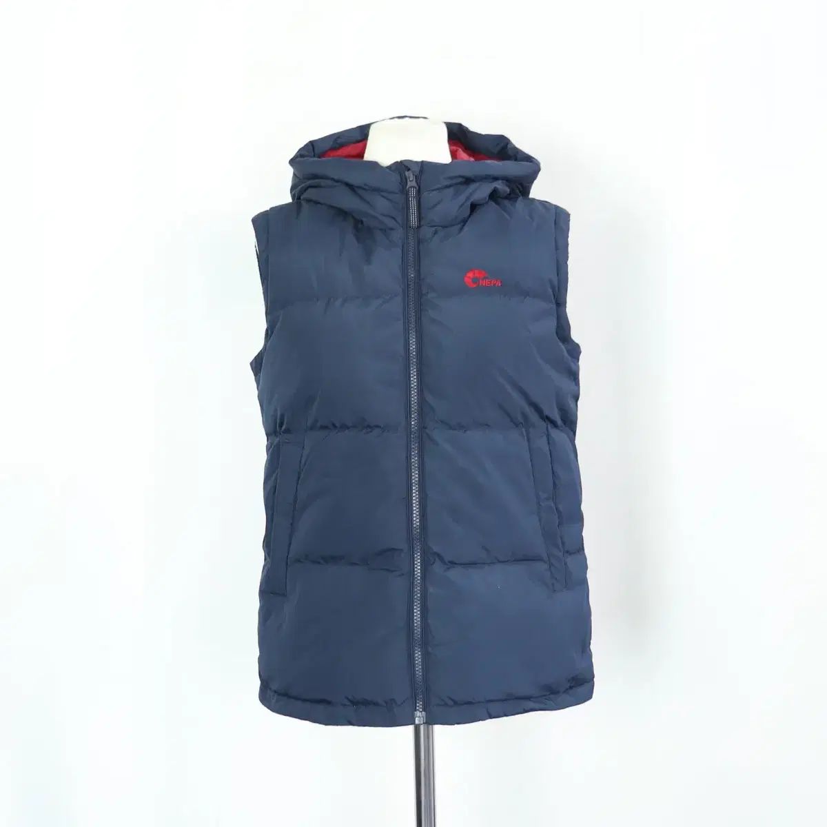 NEPA(ネパ) ジュニアダックダウンパッド入りベスト レディース S ネイビー 150 パーマネント
