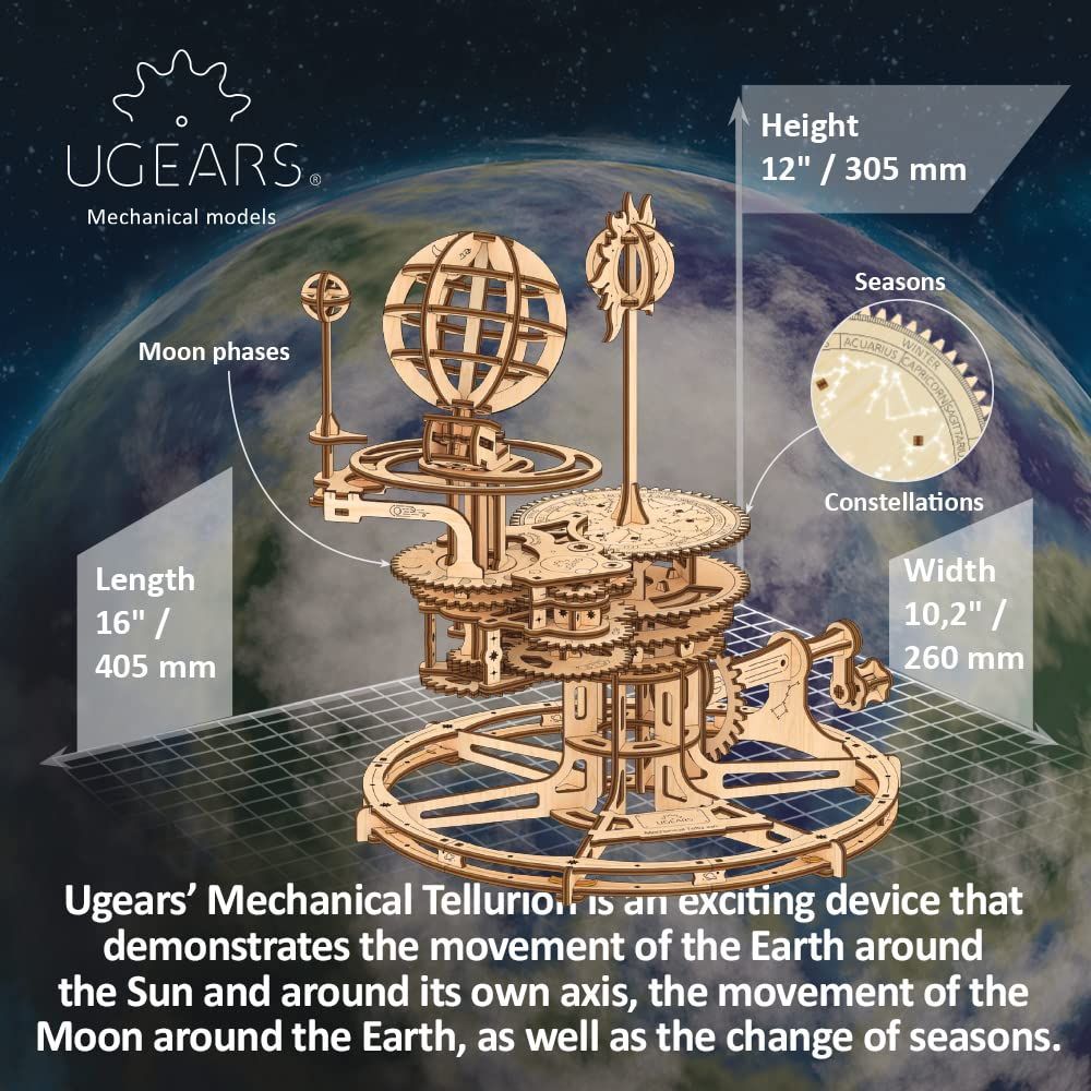 Ugears ユーギアーズ メカニカルテルリオン 三球儀 70167 Mecha