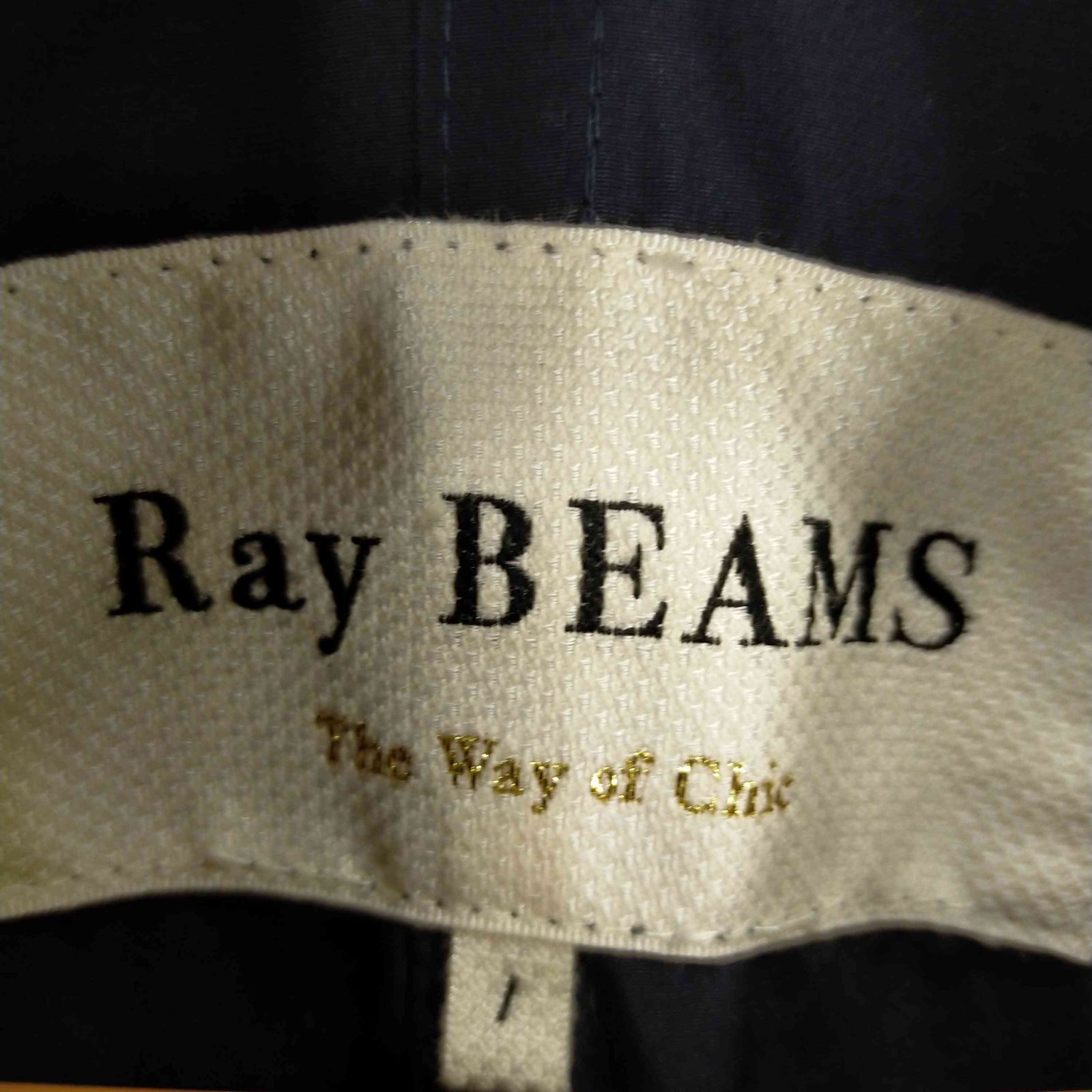 レイビームス Ray BEAMS ドローストリングジップアップロング