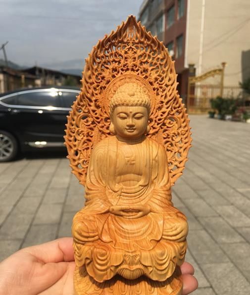 極上の木彫】阿弥陀如来 大日如来 お釈迦様 仏像 木彫り 仏陀 ブッダ 