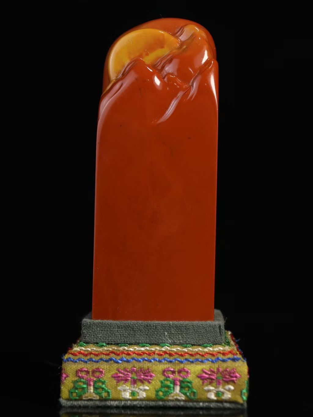 中国古美術.典蔵品寿山石彫刻 鯉躍龍門 印章置物 . 25091315 WWW_IBETON_RU