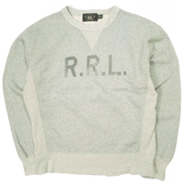 RRL ダブルアールエル LOGO SWEAT SHIRTS 裏起毛 両Vロゴスウェット