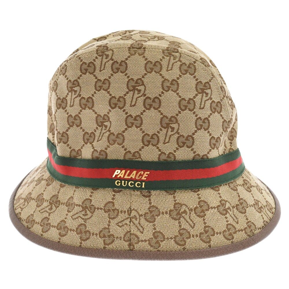 PALACE GUCCI 帽子 グッチ バケットハット ベージュ 【公式通販】