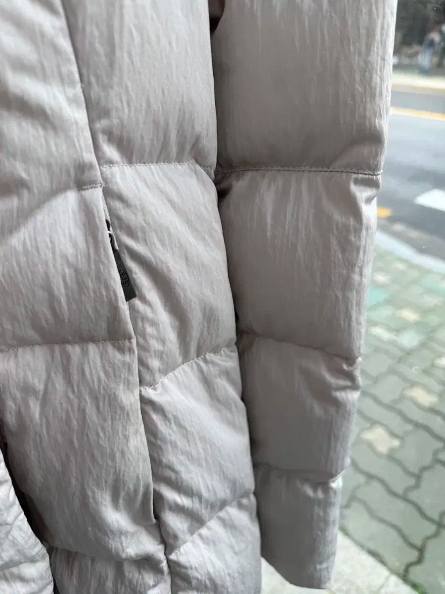 M PARAJUMPERS パラジャンパーズ ダウン 斜めボーダー フーディー SIROKUMA-CORPORATION_COM