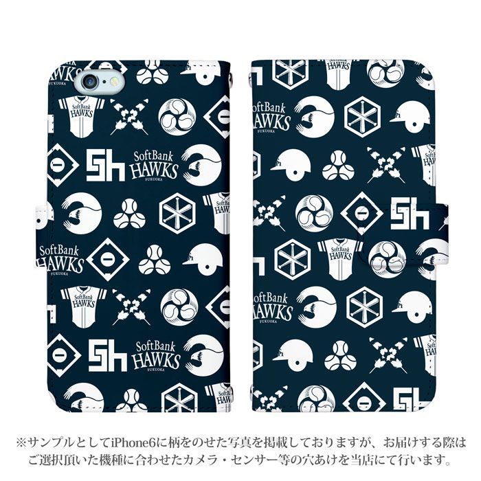 Softbank HAWKS 正規品 iPhone 17 Pro ケース 手帳型 スマホケース