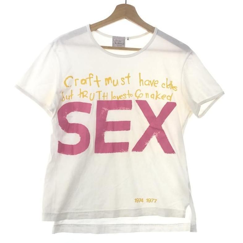 Vivienne Westwood SEX Tシャツ M ホワイト ヴィヴィアンウエストウッド 10 240010473670