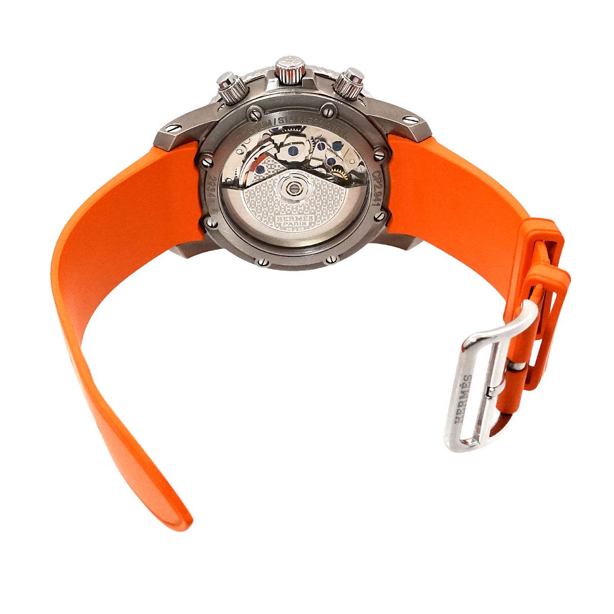 エルメス HERMES クリッパー ダイバー メカニカル クロノグラフ CP2 