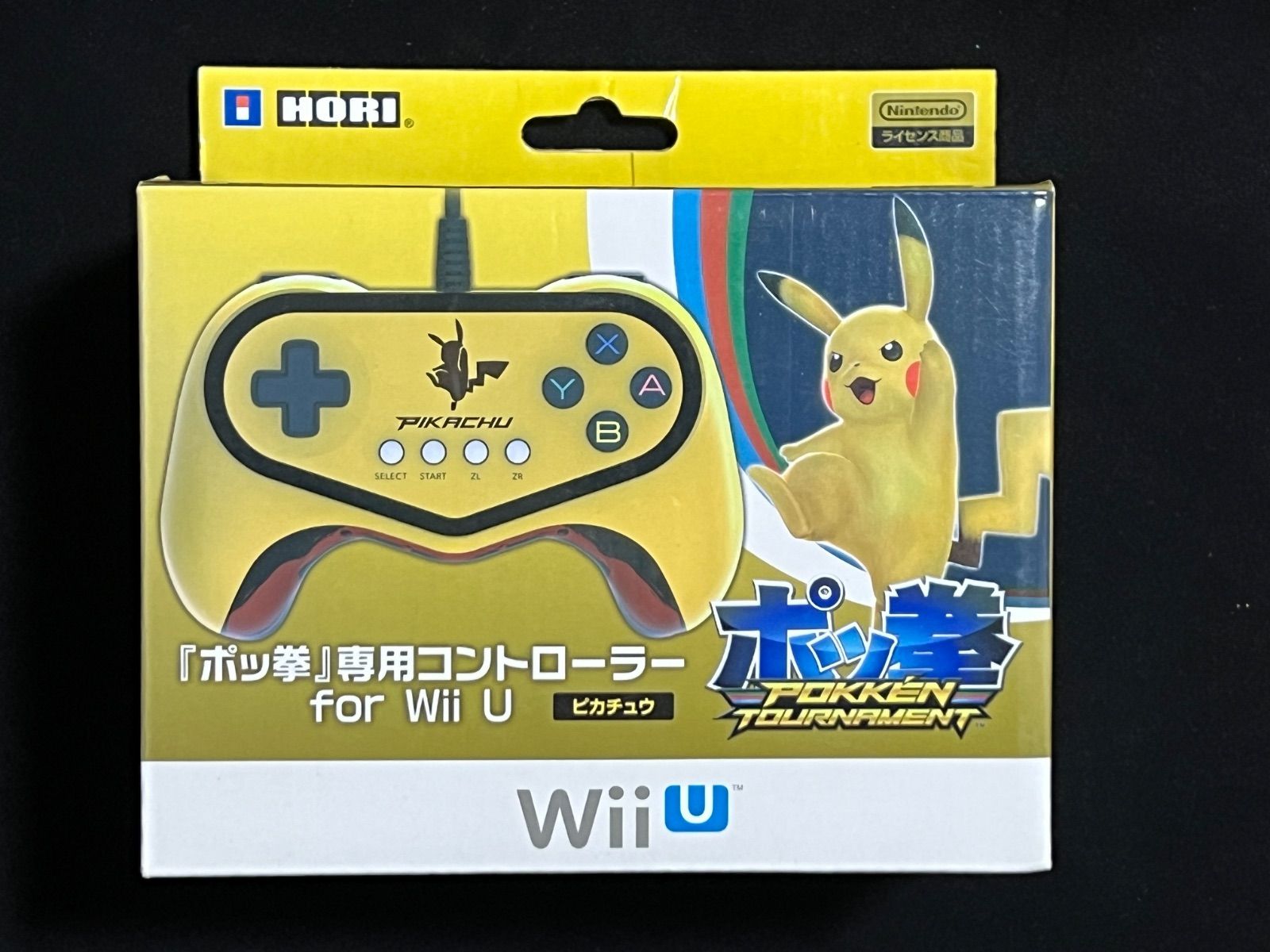 Wii U対応 ポッ拳 コントローラー for Wii U ピカチュウ
