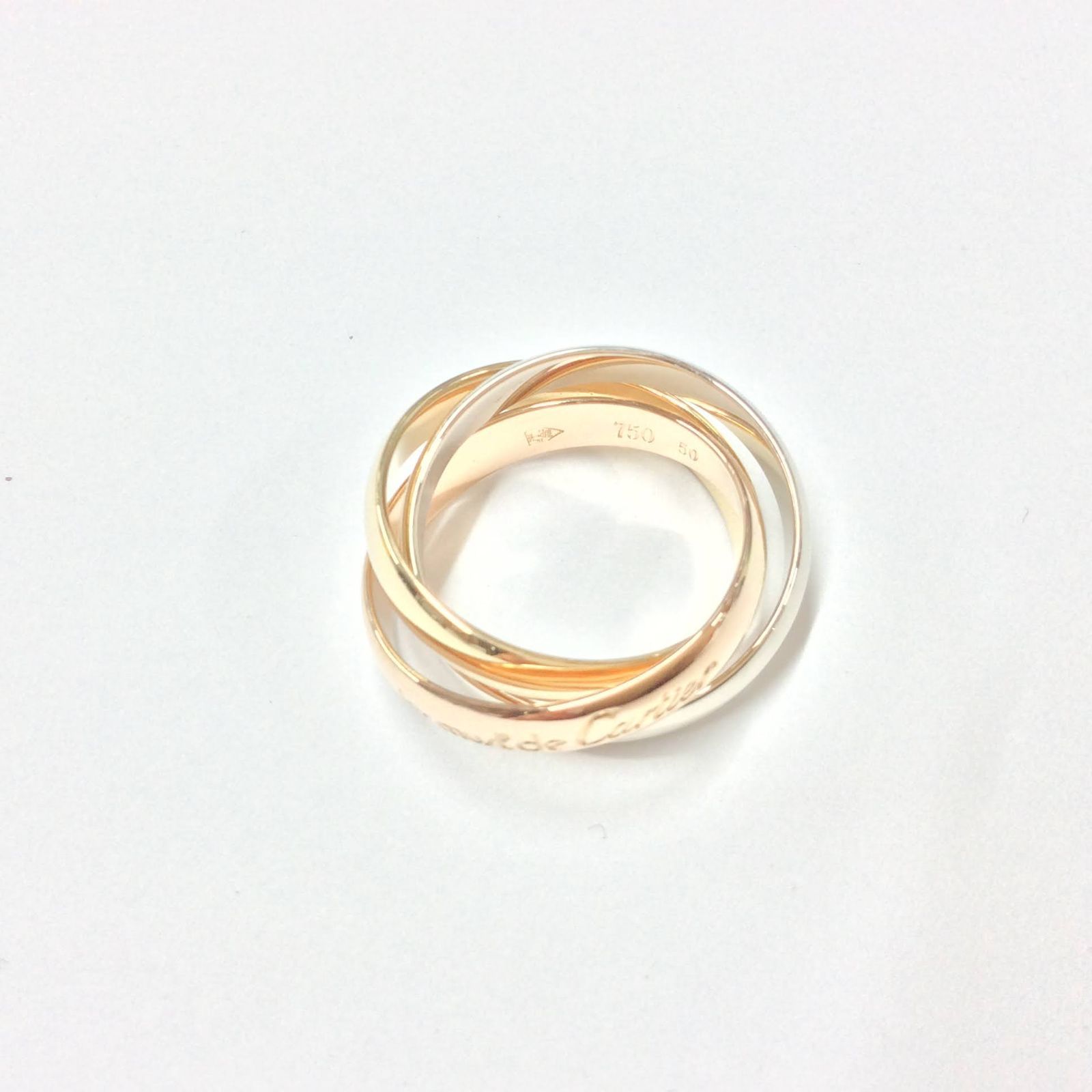 Cartier【カルティエ】新品仕上げ済み トリニティリング 3連