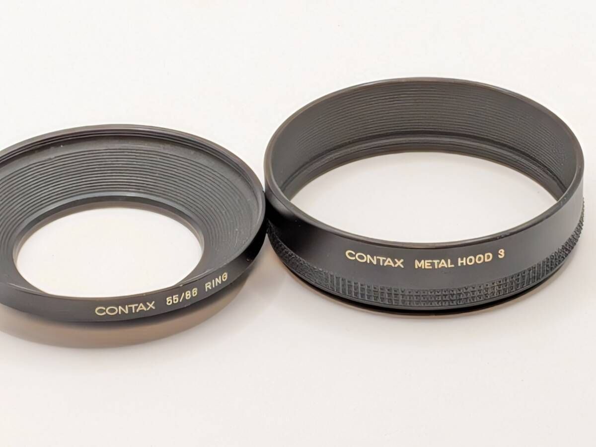 ☆美品☆ CONTAX コンタックス METAL HOOD 3 / 55/86 RING