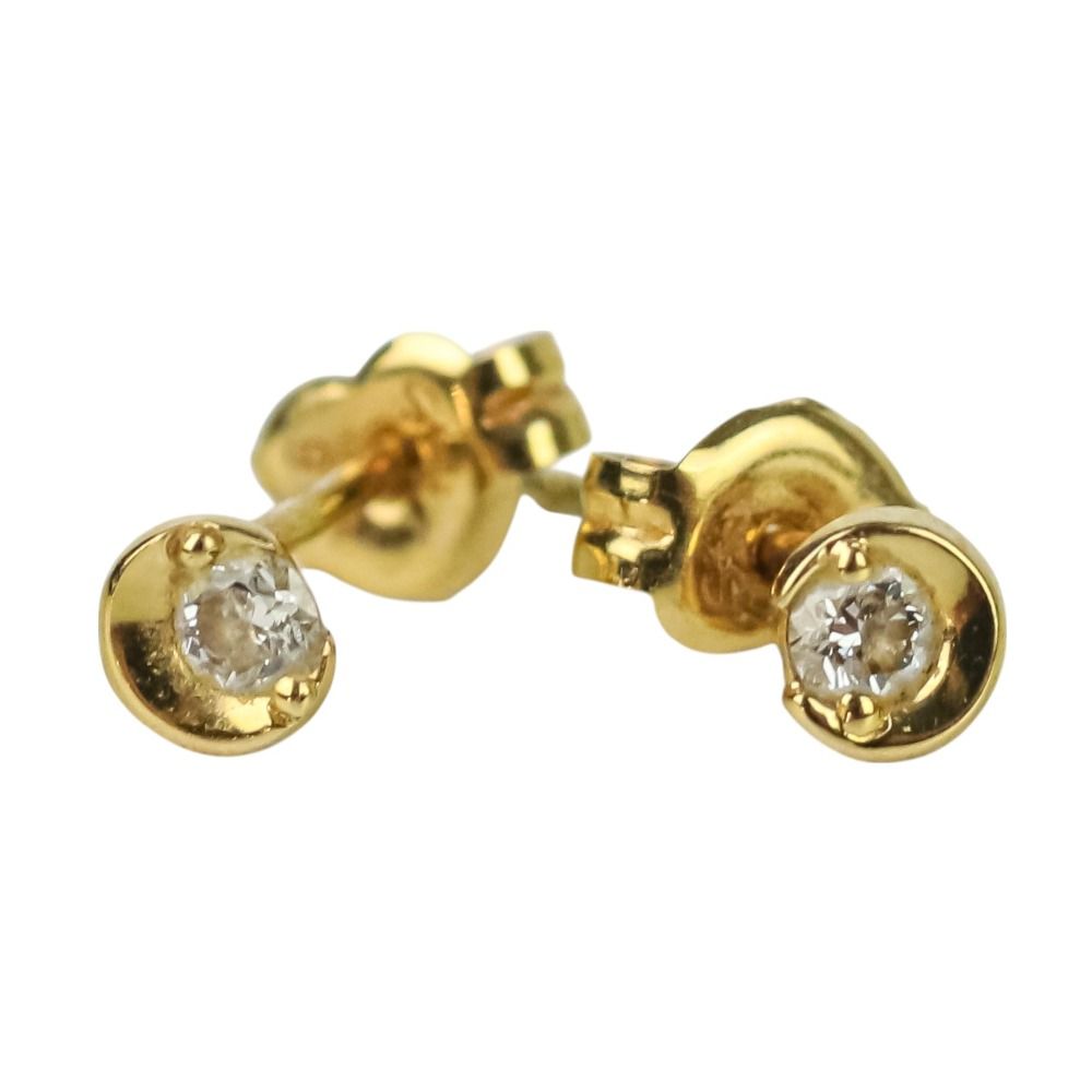 スタージュエリー ムーンセッティングピアス k18 ゴールド MOON SETTING DIAMOND CHAIN PIERCED EARRINGS(2ZP1659)K18