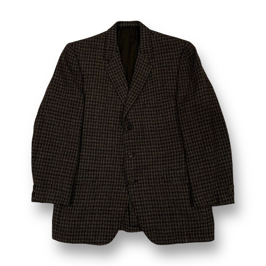 60s Hart Schaffner & Marx Hound's Tooth Tweed Tailored Jacket