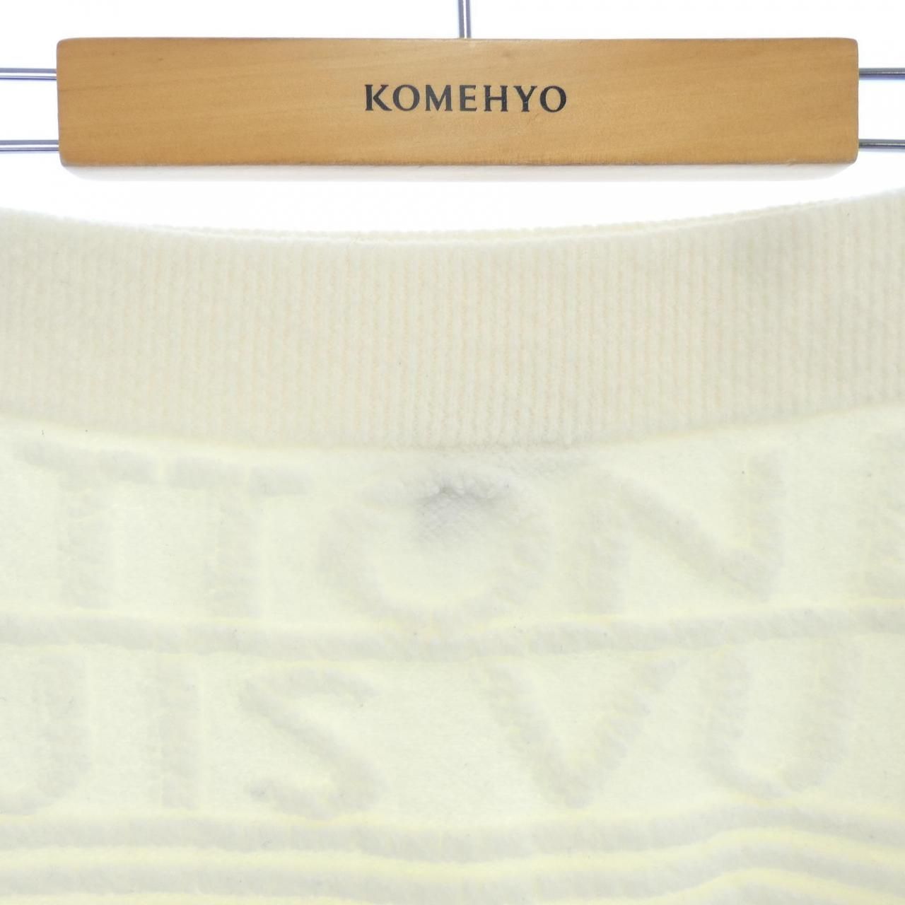 3Dシグネチャーニットミニスカート