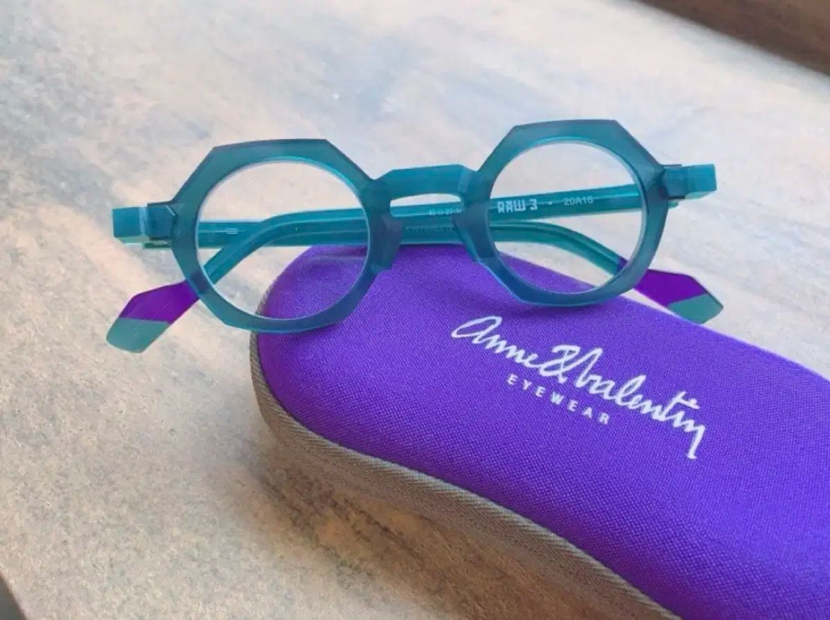 ANNE ET VALENTIN アンバレンタイン ロー 3 グリーン メガネフレーム 状態 S レベル