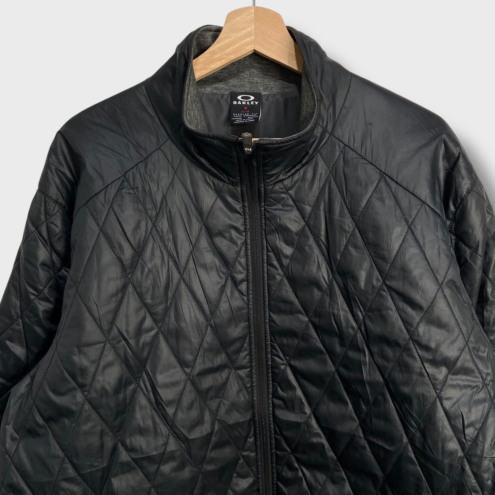 OAKLEY☆オークリー☆中綿キルティングジャケット☆XL☆黒☆A25M 
