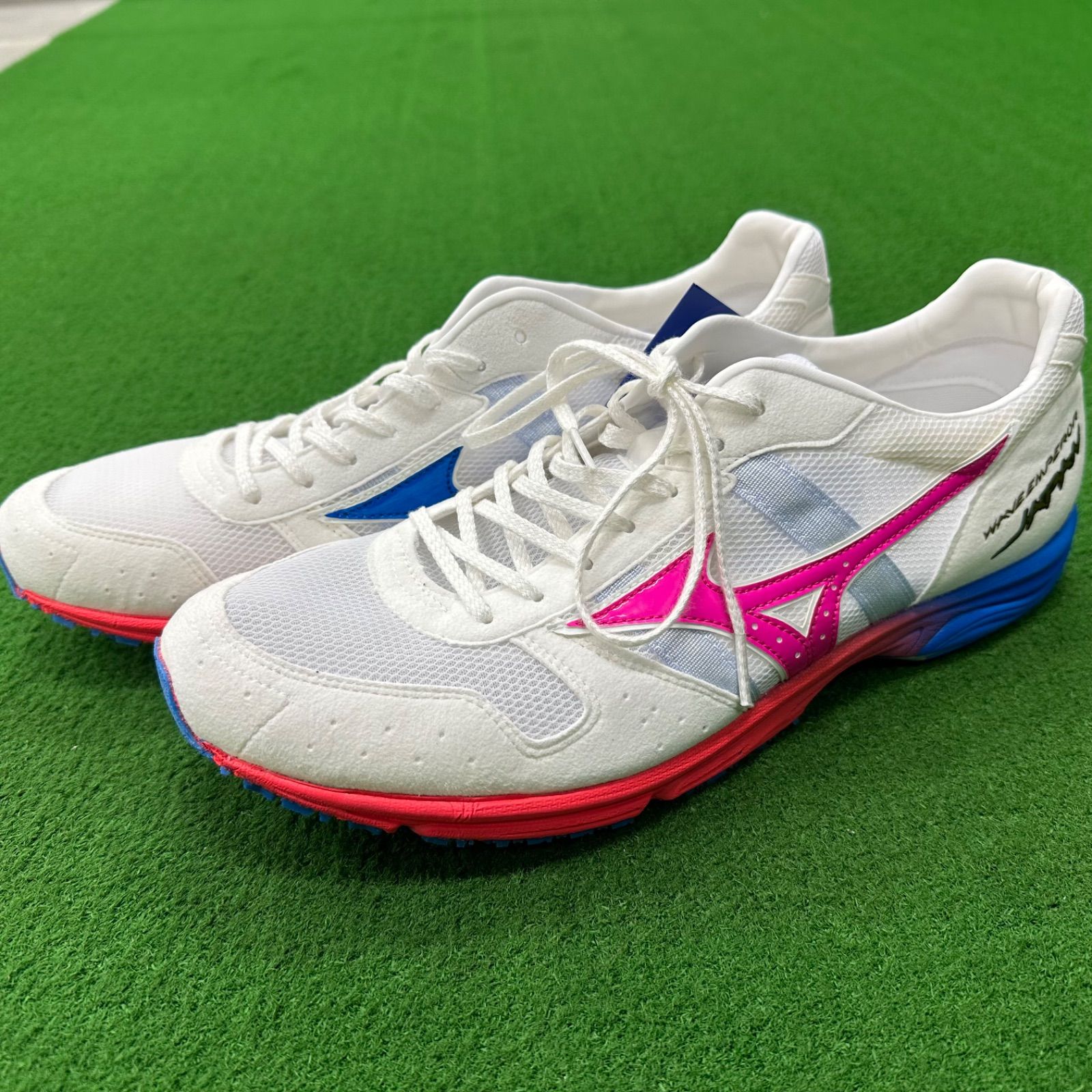 【新品タグ付き】ミズノ ランニングシューズ ウェーブエンペラージャパン4 ブルー MIZUNO ランニング シューズ ウエーブエンペラー ジャパン 4