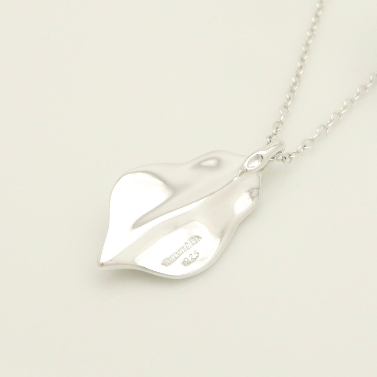 美品】ティファニー TIFFANY&Co. リーフ ネックレス AG925