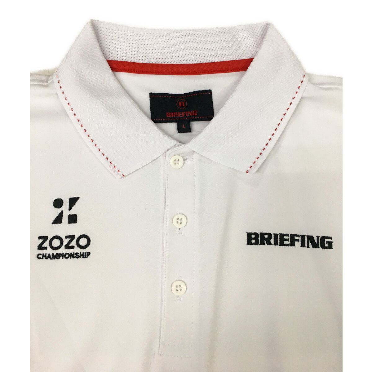 ZOZO BRIEFING ホワイトポロシャツ セール】【BRIEFING GOLF／ブリーフィングゴルフ】MEN'S LINEN-T