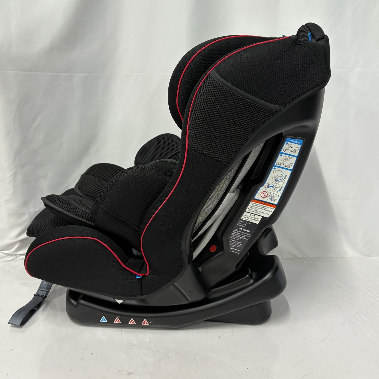 美品 LEAMAN カイナ チャイルドシート リーマン 黒 ブラック - メルカリ