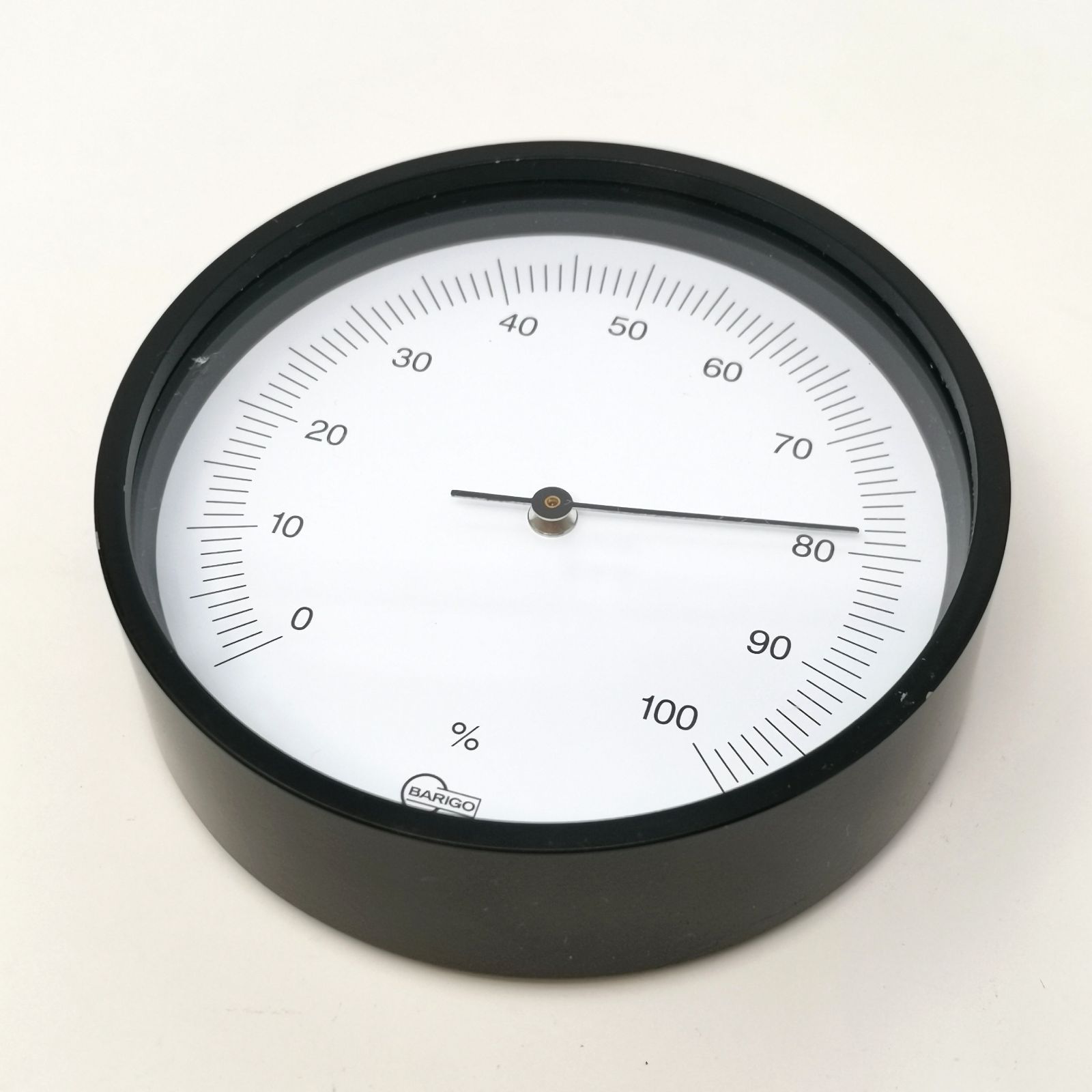 バリゴ 湿度計 ブラック ラウンド BG0715 気象計 箱あり 管理番号ARCYKO2940