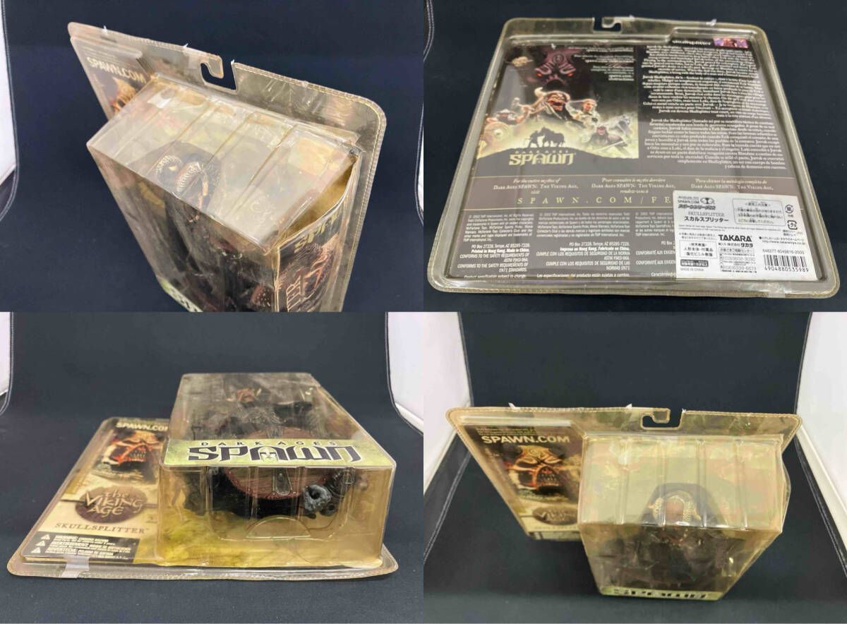 開封品 スポーン スカルスプリッター ブリスターイタミ、焼け