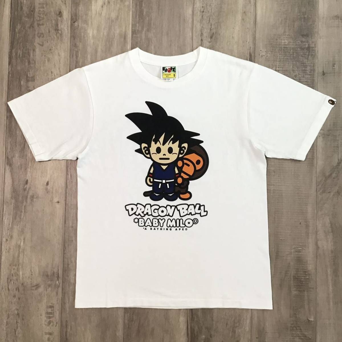 ドラゴンボール BAPE milo 悟空 Tシャツ Sサイズ dragonball a bathing