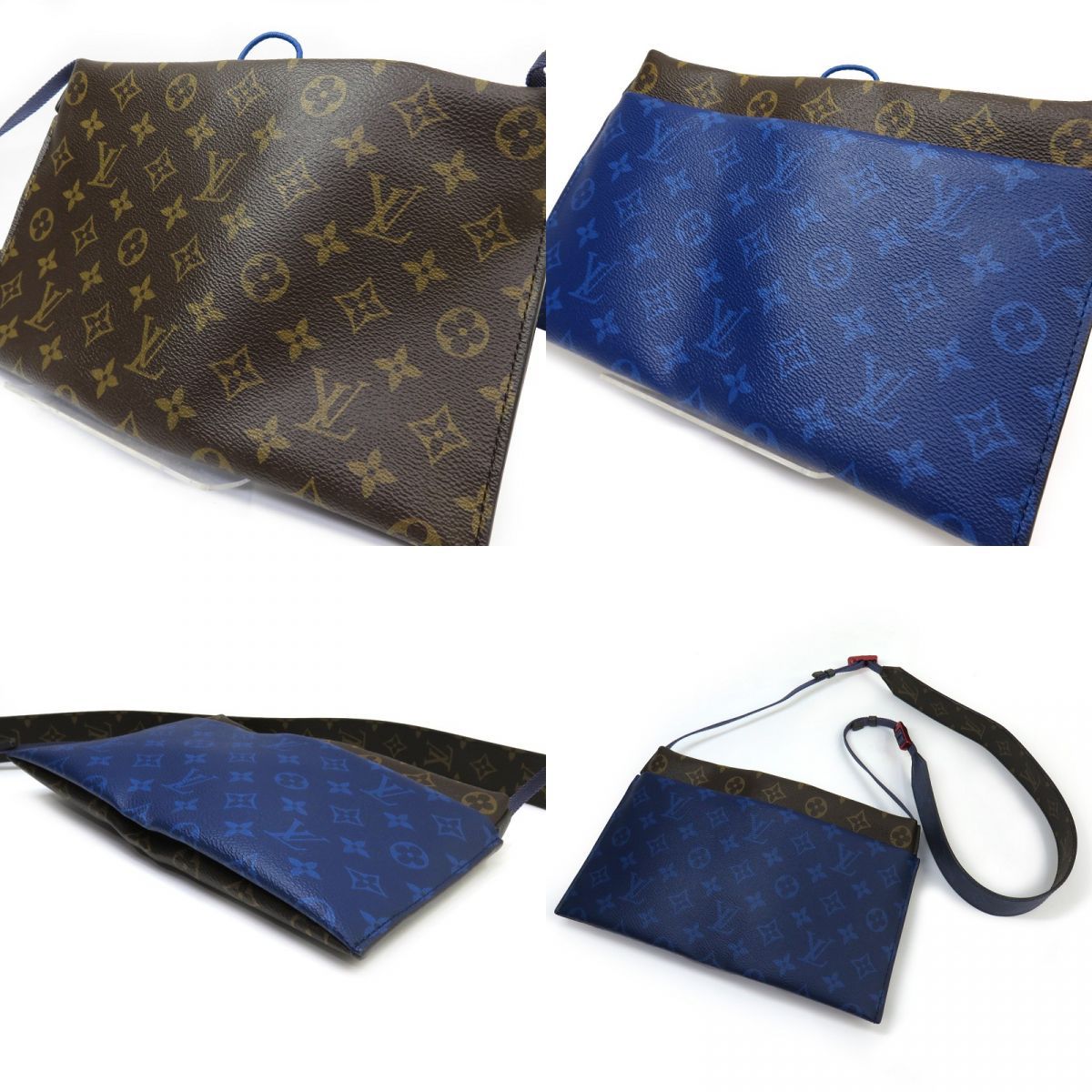 LOUIS VUITTON ルイヴィトン モノグラム スプリット サコッシュ