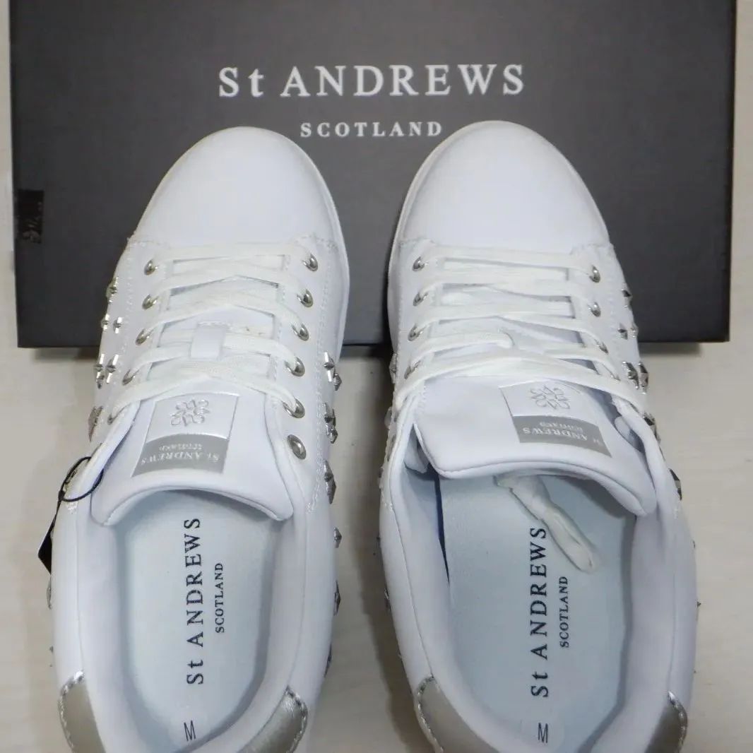 St ANDREWS スパイクレス ゴルフシューズMサイズ　定価37,400円 St ANDREWS セントアンドリュース ゴルフシューズ Vibram