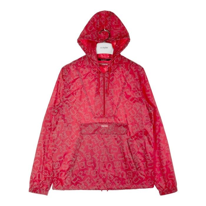 SUPREME×illumiNite シュプリーム×イルミナイト 15SS Reflective Pullover Windbreaker リフレクティブ プルオーバー ウインドブレーカー レッド sizeM