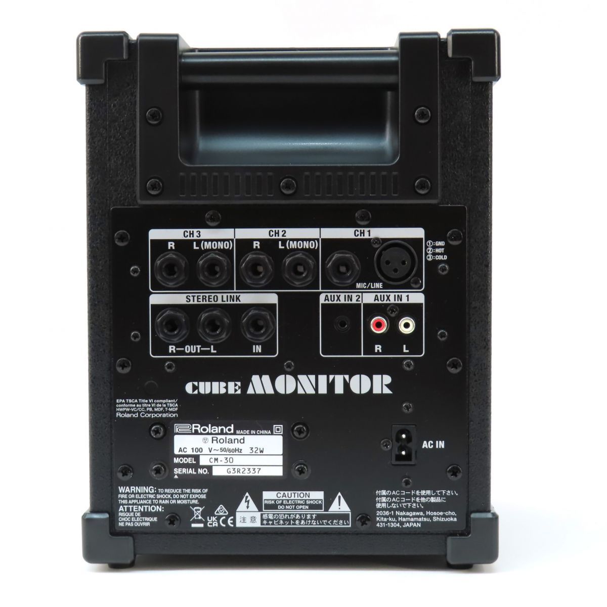 Roland ローランド CM-30 CUBE MONITOR モニタースピーカー パワードタイプ ※中古 - メルカリ