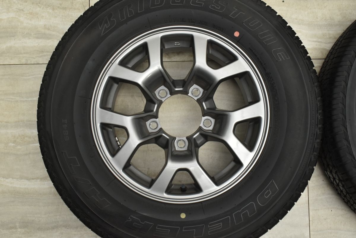スズキ JB74 ジムニー シエラ 純正 ブリヂストン デューラー 15インチ DUELER スズキ ジムニーシエラ JB74W ブリヂストン H/L850 215