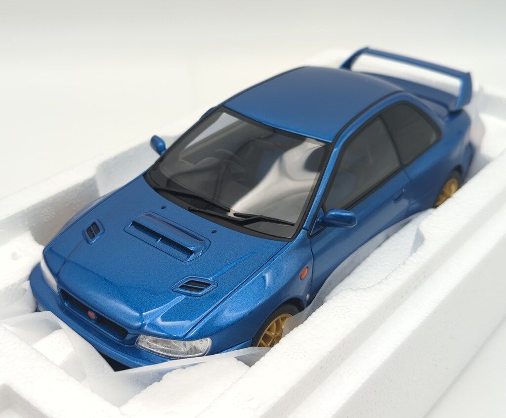 京商 1|18 SAMURAI KSR18033BL SUBARU Impreza 22B-STI Version Blue